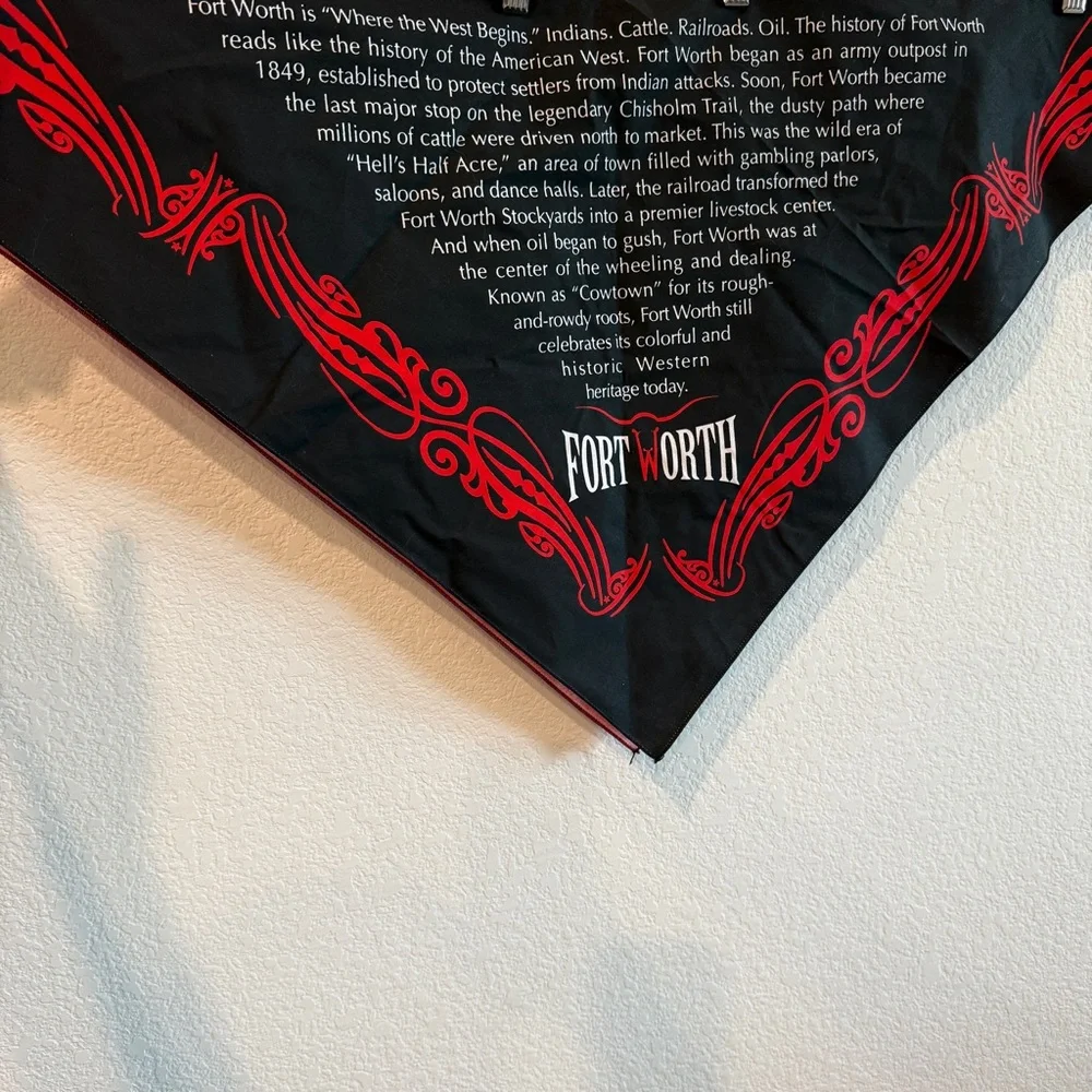 🆕 Luxurious Western Heritage Bandana – Fort Worth Collector’s Edition